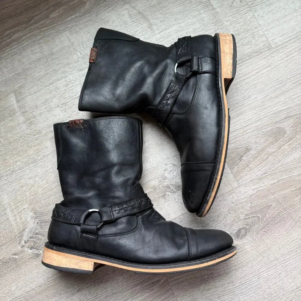 Harley Davidson Motor Cycles Harness Boots Footwear Shoes Men's Sz 13 M
